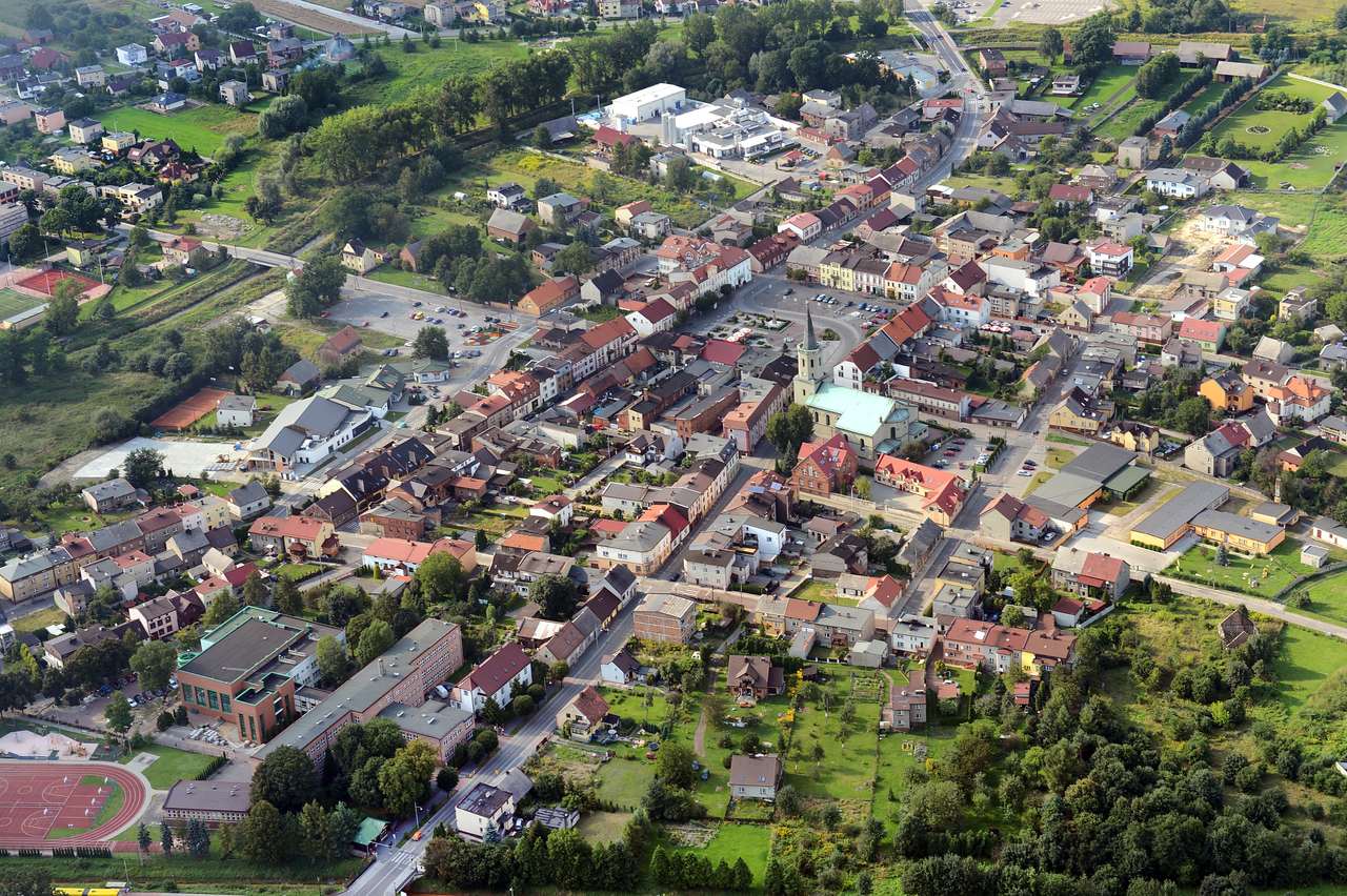 Rynek i starówka z lotu ptaka